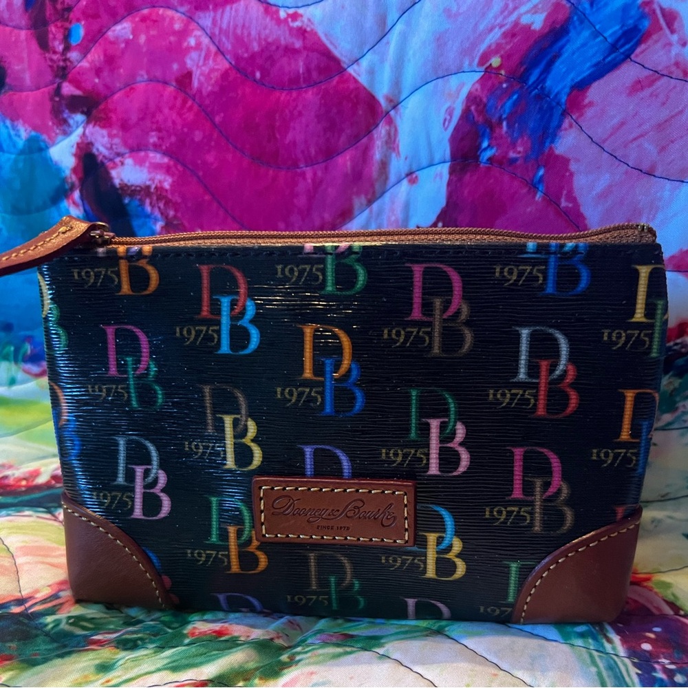 Dooney & Bourke Colorful Logo pouch